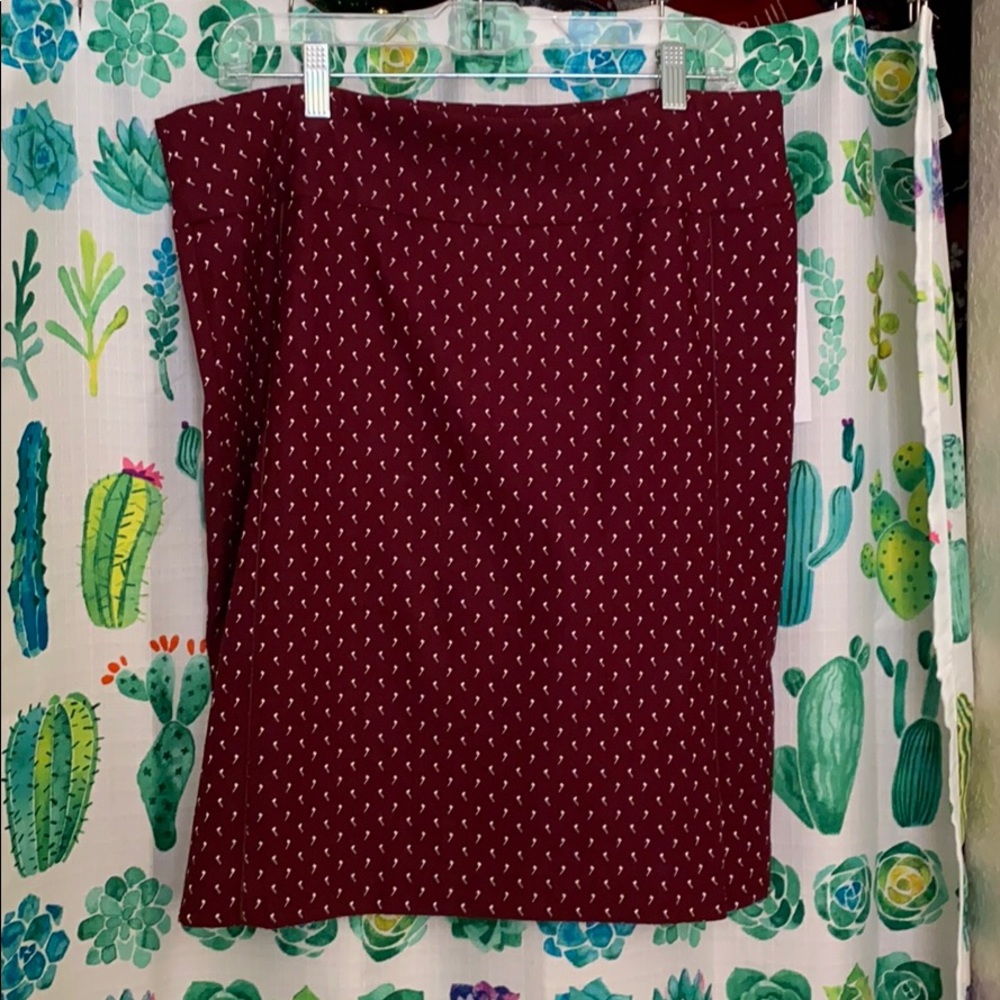 XL Margaret M Elastic Waist Pencil Skirt